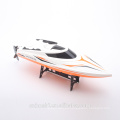 H105 long range RC boat model with brush motor toy 180 degree flip high speedboat with 150m remote control (LED Screen)